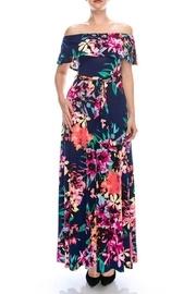  Venechia Print Maxi Dress