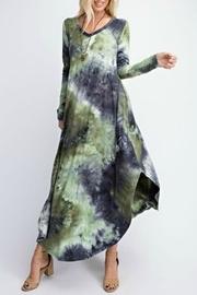  Tie-dye Pocketed Dress