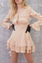  Claire Ruffle Mini Dress