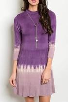  Purple Tye Dye Dress