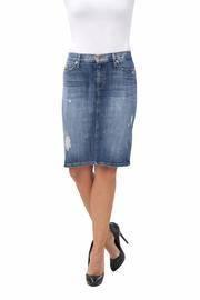  Distressed Pencil Skirt