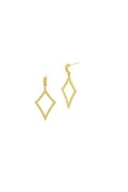  Open Diamond Drop Earrings