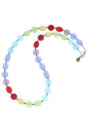  Rainbow Seaglass Necklace