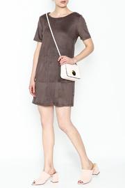  Ivy Suede Shift Dress