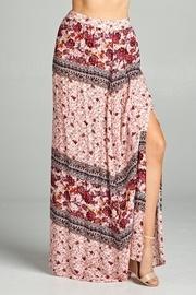  Boho Maxi Slit-skirt