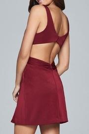  Satin Rouched Dress