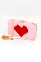  Heart Clutch Bag