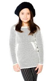  Checker Long Sweater