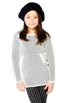 Checker Long Sweater