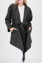  Gray Wrap Coat