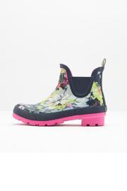  Navy Floral Rainboot