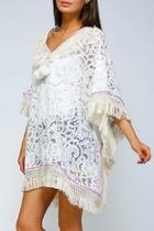  Lace Poncho Dress