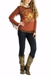  Tee With Fringe