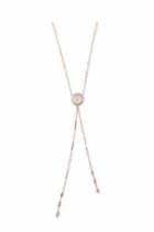  Diamond Y Necklace