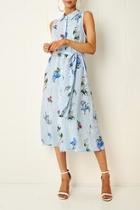  Corrine Floral Shirt Dress