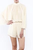  Grecian Pleated Playsuit