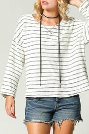  Stripped Tie-back Top