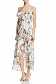  Bardot Womens Ruffled Floral Faux Wrap Dress