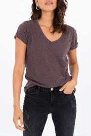  Heathered Core V-tee