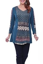  Jewel Tone Tunic Top