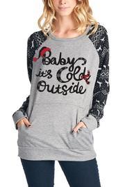 Holiday Print Sweater