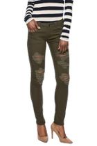  Olive Ripped Jeans