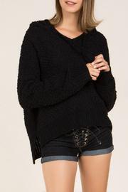  Textured Hoodie Sweater