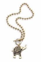  Pave Elephant Necklace