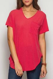 V Neck Pocket Top