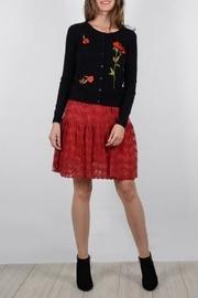  Rose Embroidered Cardigan
