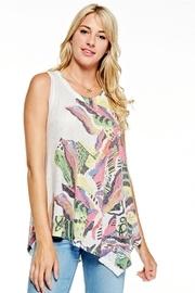  Floral Knit Tunic