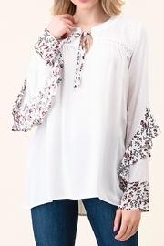  Solid Contrast Top