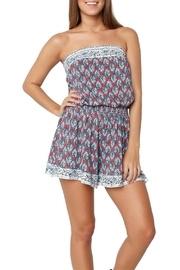  Boarder Print Romper
