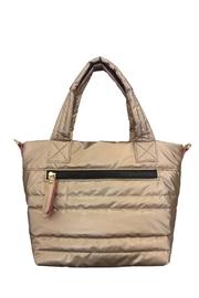  Rose Gold Nylon Puffer Crossbody