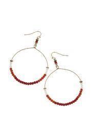  Orange Bead Hoop