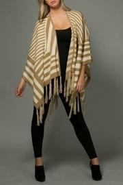  Beige Fringe Cardigan