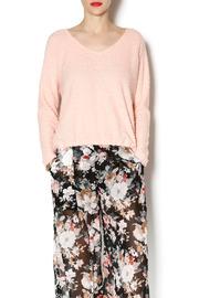  Pink V Neck Sweater