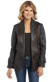  Studded Fringe Jacket