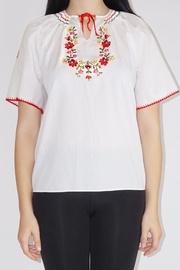  Floral Romanian Top