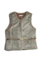  Faux Fur Waistcoat