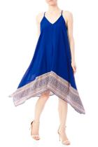  Blue Halter Dress