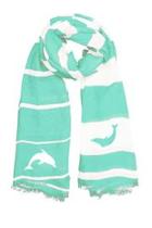  Mint-green Dolphin Scarf