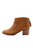  Mid Stack Leather Bootie