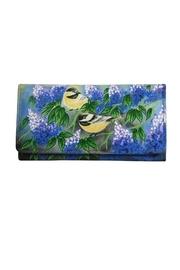  Hand-painted Goldfinch Wallet