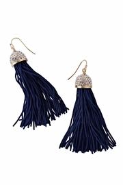  Midnight Tassel Earrings