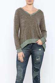  Hacci V-neck Sweatshirt