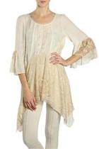  Cream Lace Top