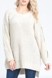  Hidden Cold-shoulder Sweater