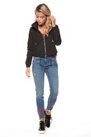  Drawstring Zip-up Jacket