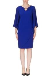  Blue Knee Length Dress